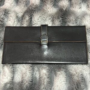 Black Leather Salvatore Ferragamo Wallet